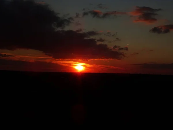 Krásný Západ Slunce Wallpeper Pozadí — Stock fotografie