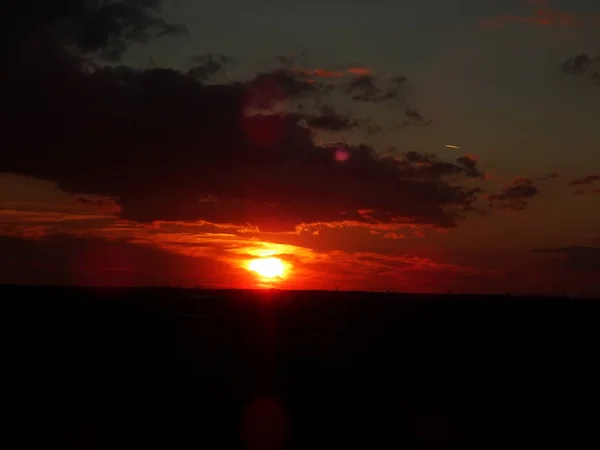 Piękny Zachód Słońca Wallpeper Tła — Zdjęcie stockowe