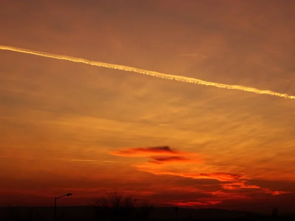 Piękny Zachód Słońca Wallpeper Backgrounf — Zdjęcie stockowe