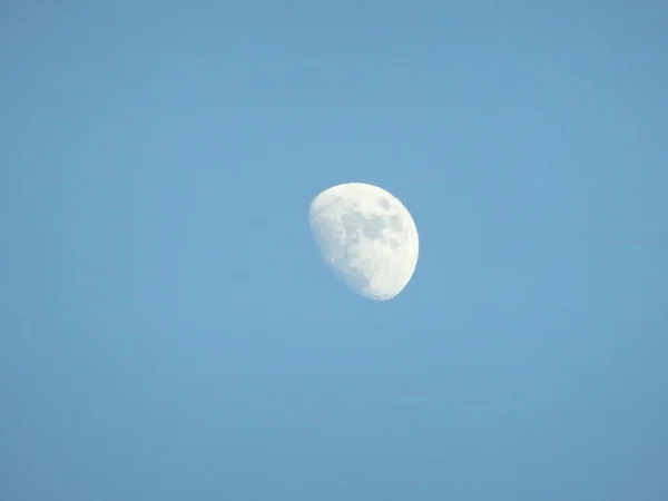 Moon in the Blue Sky