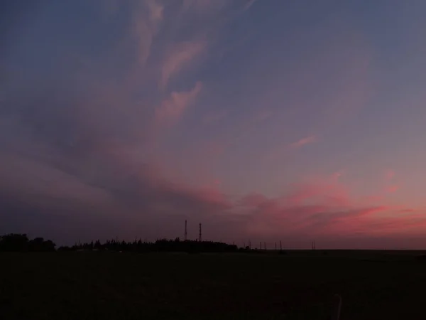 Cielo Azul Rosa — Foto de Stock