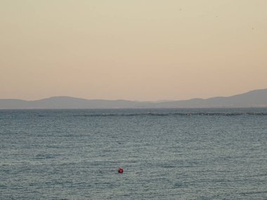 Deniz manzarası, alacakaranlık arka plan duvar kağıdı