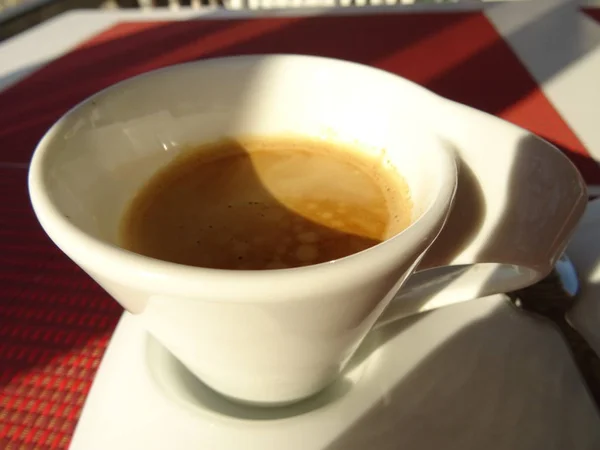 Primo Piano Coppa Del Caffè — Foto Stock