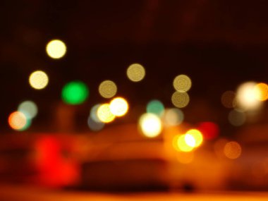 Renkli bulanık ışık arkaplanı 