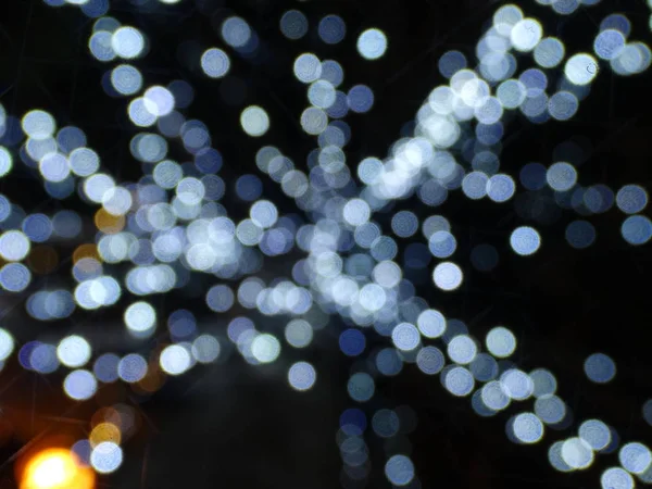 Bulanık renkli Noel ışıkları