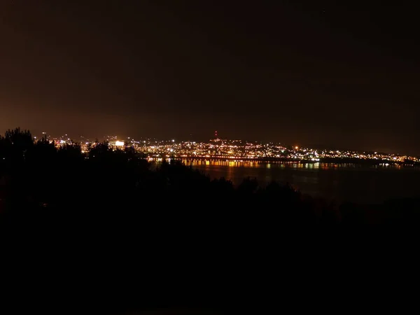 Panoramatický Pohled Noční Panoráma — Stock fotografie