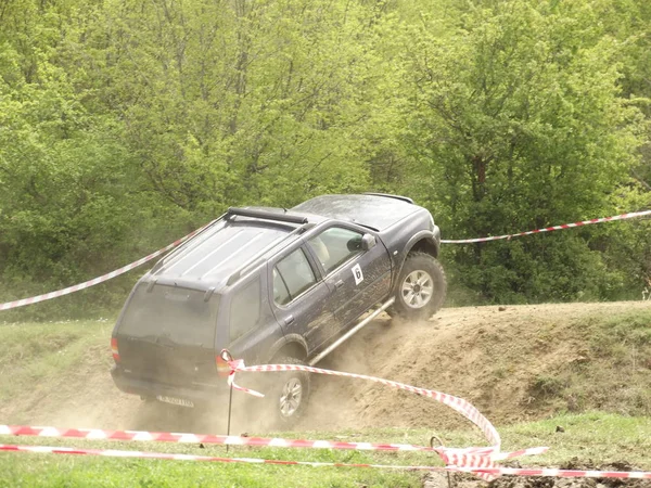 Extrémní Road Jeep Soutěž — Stock fotografie