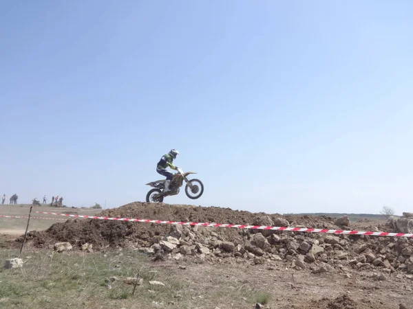 Extreme Road Motorcycle Competition — Stock Photo, Image