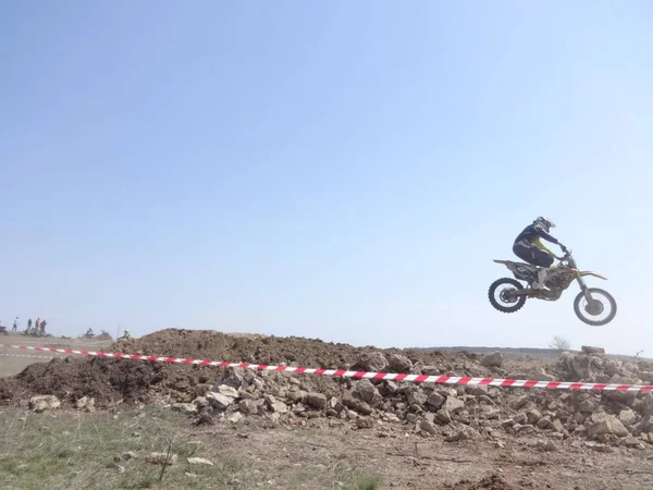 Extreme Road Motorcycle Competition — Stock Photo, Image