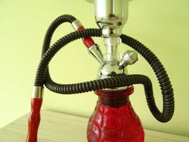 Detay kırmızı Arap nargile