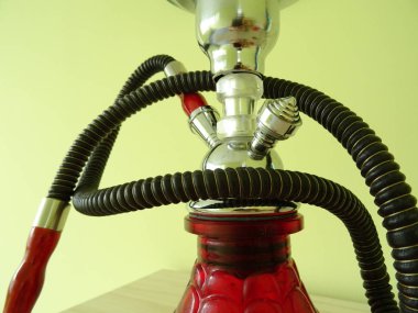 Detay kırmızı Arap nargile