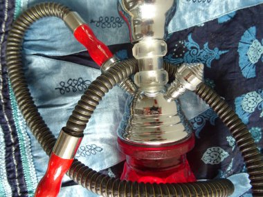 Detay kırmızı Arap nargile