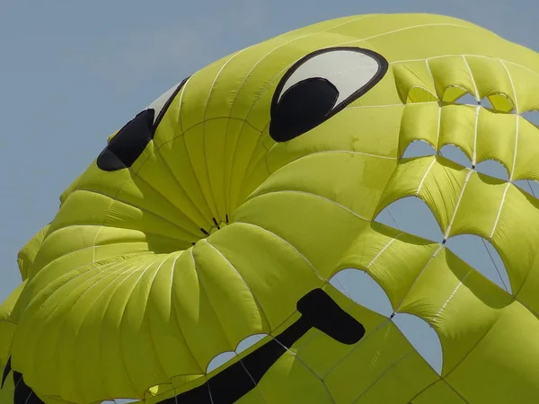 Ballon Visage Jaune Heureux — Photo