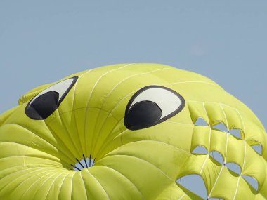 Mutlu sarı yüz balon