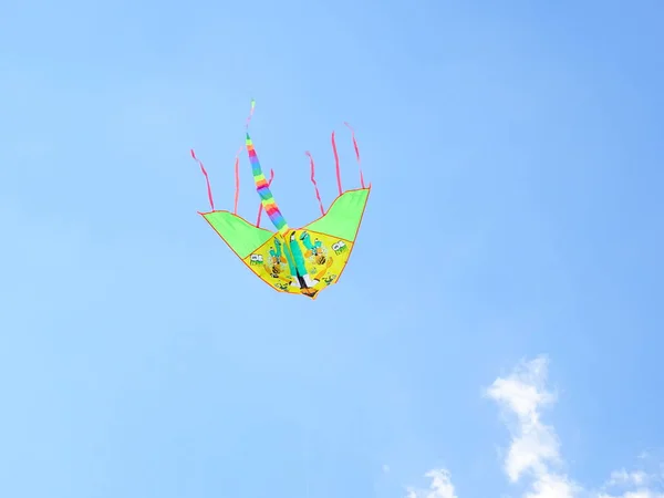 Cerf Volant Coloré Dans Ciel — Photo