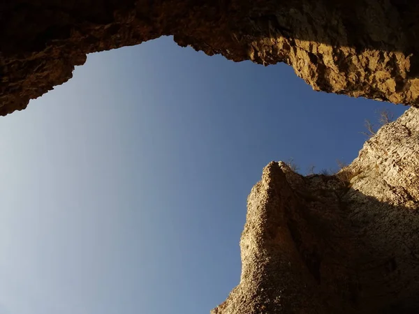 Sky View Rock Hole — Stock Photo, Image