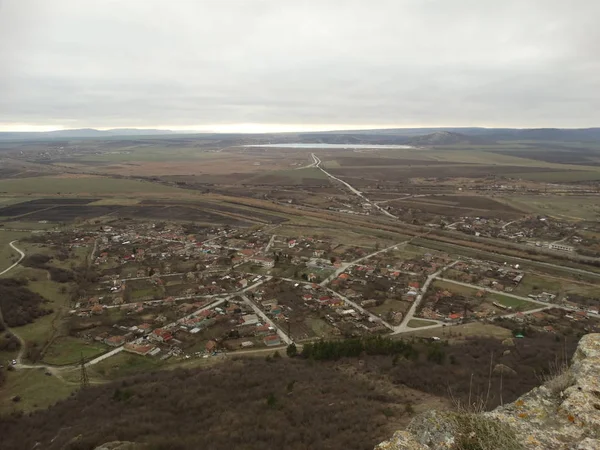 Landskapsutsikt Ovanifrån — Stockfoto