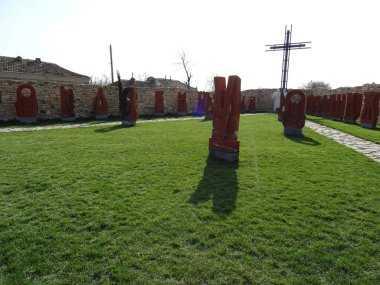 Avluya Kiril alfabesi, Pliska, Bulgaristan