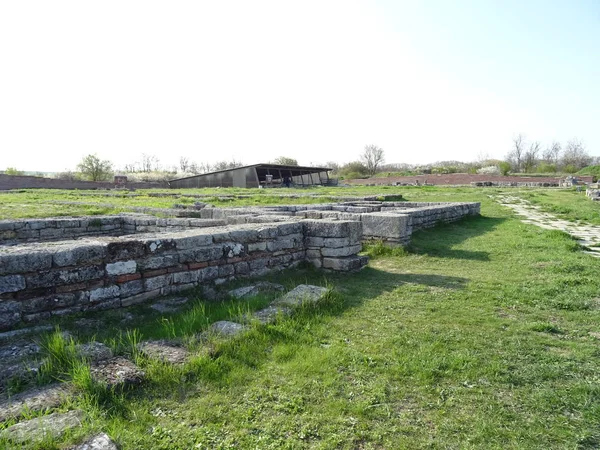 Ruins Ancient City Plyska Bulgaria — Stock Photo, Image
