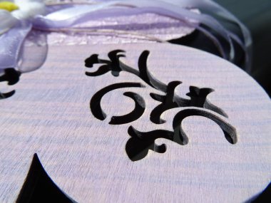 Closeup Pembe çiçek dekorasyon