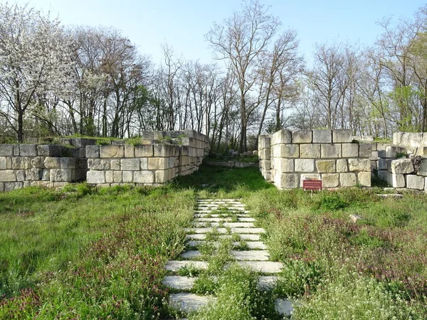 Ruinerna Den Gamla Staden Plyska Bulgarien — Stockfoto