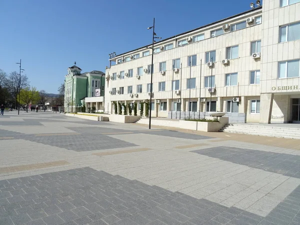 Centro Ciudad Targovishte Bulgaria — Foto de Stock