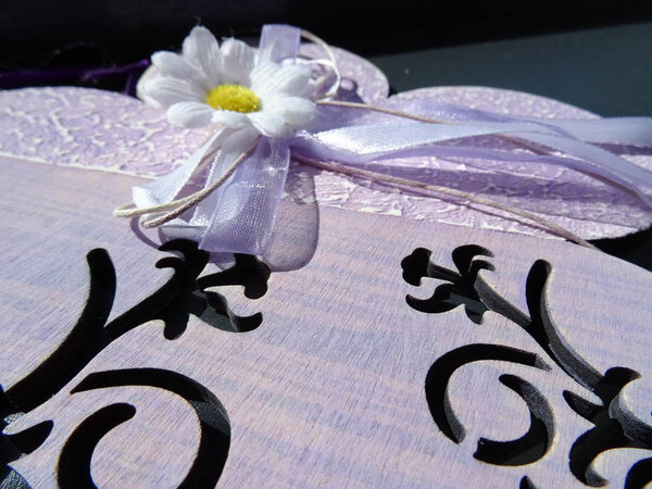 White and Pink Flower Decoration