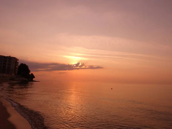 Soluppgång Stranden — Stockfoto