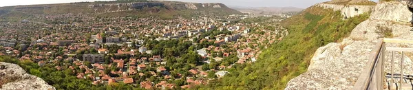 上記のブルガリア プロヴァディヤ パノラマ都市の景観 — ストック写真