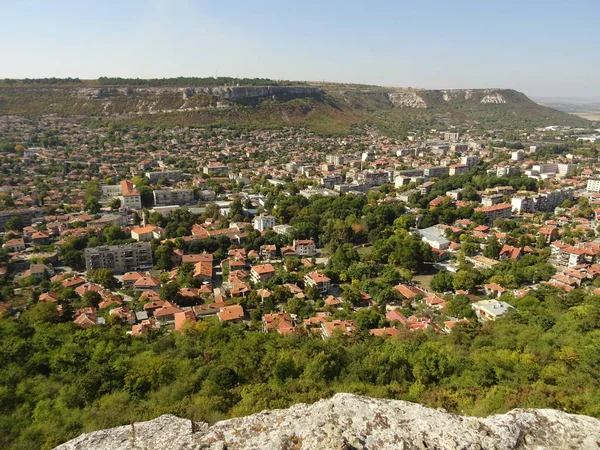 Provadia Cityscape Yukarıdan Bulgaristan — Stok fotoğraf