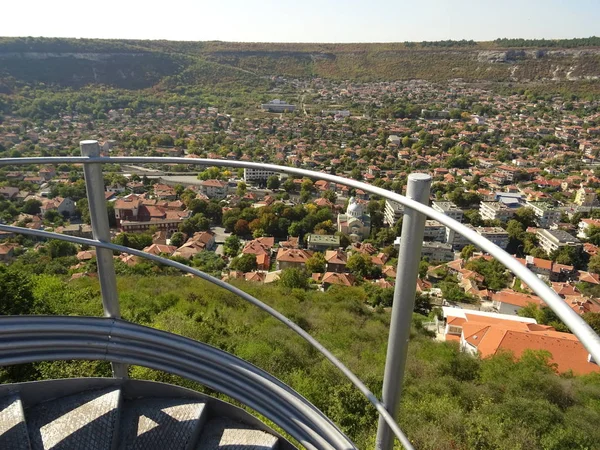 Provadia Cityscape Yukarıdan Bulgaristan — Stok fotoğraf