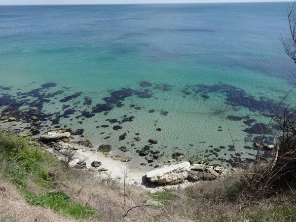 Mer Transparente Vue Sur Eau — Photo