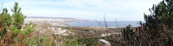 Vista Panorámica Del Golfo Varna Desde Arriba —  Fotos de Stock