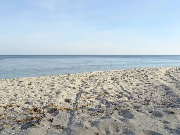 Zand Zee Het Strand — Stockfoto