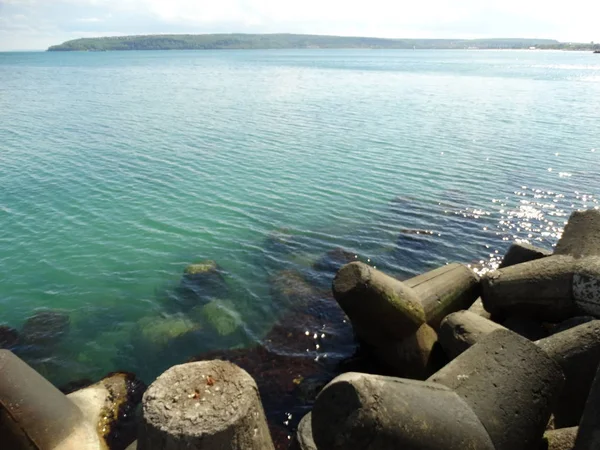 Batu Tetrapod Pantai Laut — Stok Foto