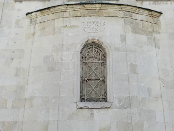 Arch Church Window Beautiful Grating — Stock Photo, Image