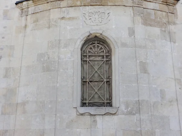 Arch Church Window Beautiful Grating — Stock Photo, Image