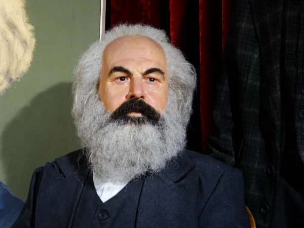 Una Statua Cera Karl Marx — Foto Stock