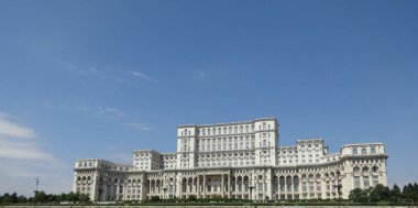 Bükreş Parlamento Sarayı Panorama Görünümü