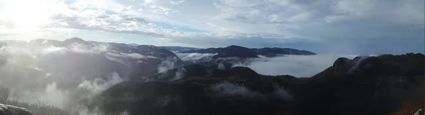 Panoramatický Pohled Shora Pohoří Rhodope Bulharsko — Stock fotografie