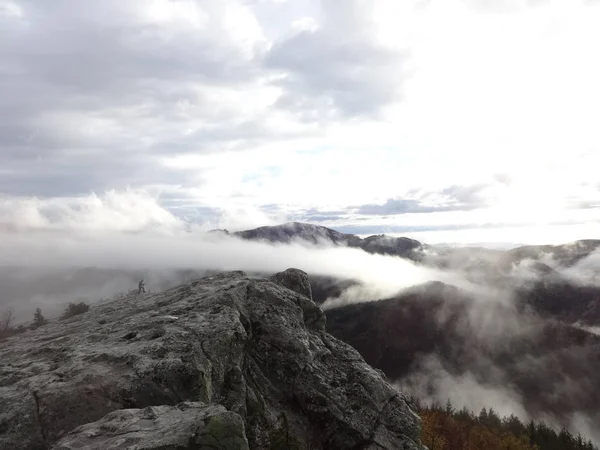 Vista Desde Arriba Las Montañas Rhodope Bulgaria — Foto de Stock