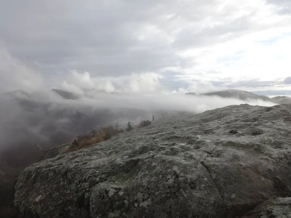 Vista Cima Rhodope Mountains Bulgária — Fotografia de Stock