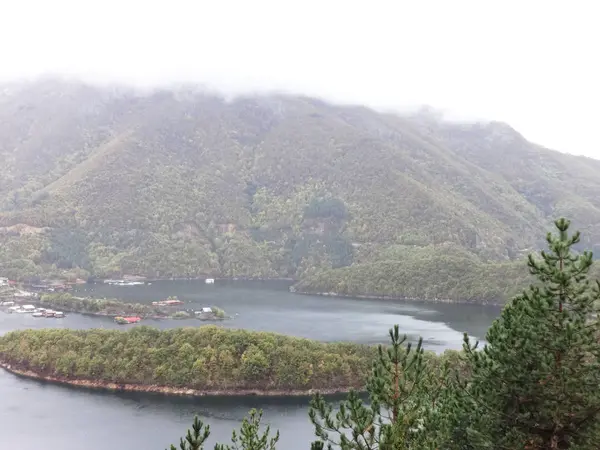 Vacha Reservoir Bulgarien Dagtid — Stockfoto