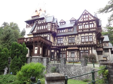 Facade Peles Castle, Romanya