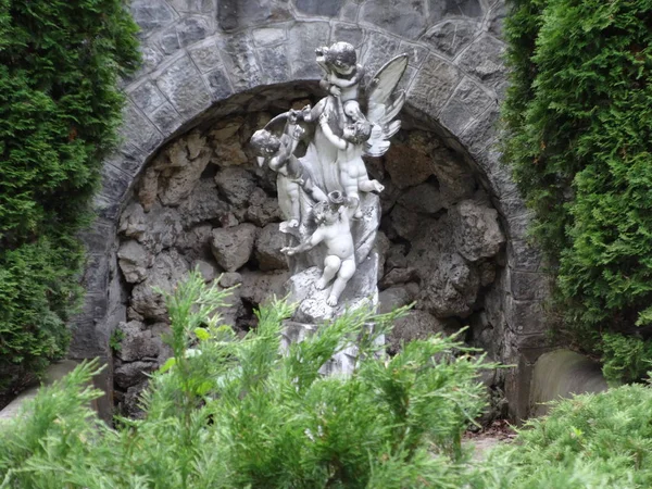 Estatua Piedra Los Ángeles — Foto de Stock