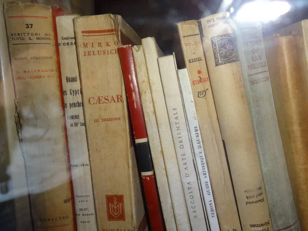 Gamla Böcker Vintage Library — Stockfoto
