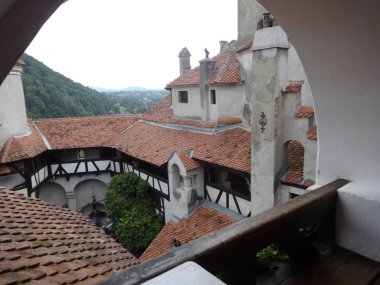 Bran Kalesi manzarası, Romanya