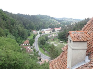 Bran Kalesi'nden görünüm, Romanya