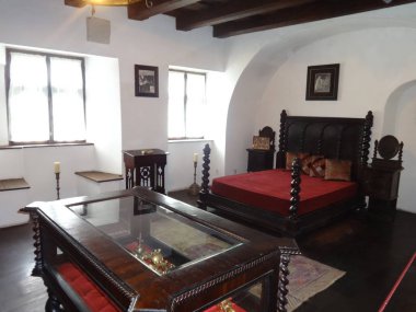 Vintage iç Bran Kalesi, Romanya