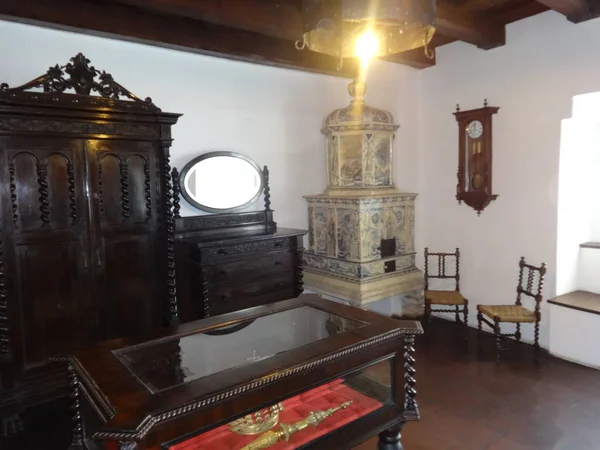 Vintage Interior in the Bran Castle, Romania